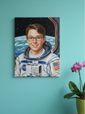 Astronauta – Personalizowany Portret na Płótnie🚀
