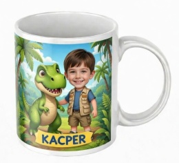 DINO ODKRYWCA – Personalizowany Kubek z Nadrukiem