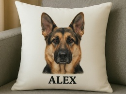 Personalizowana poduszka z portretem Twojego psa